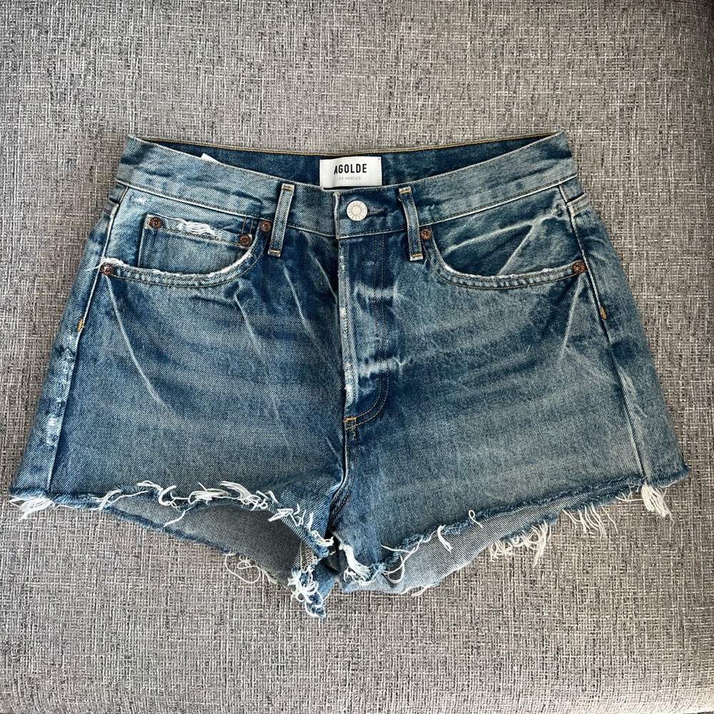 Agolde Parker Shorts medium wash size 26